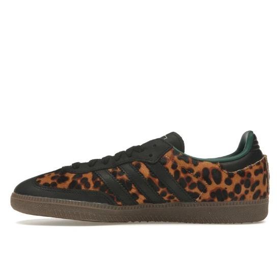 Adidas Samba OG Schwarz Grün Leopard JI2735 Unisex