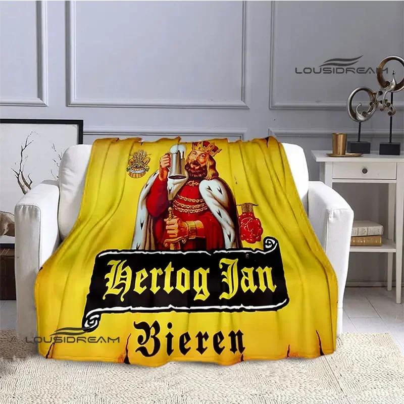 Hertog Jan Druckdecke Picknickdecke Decken für Betten Flansch Warme Decke Heimreise-Decken Bettwäsche Geburtstagsgeschenk