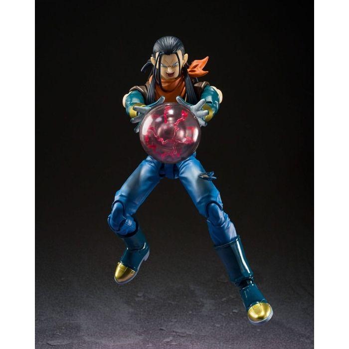 Figurine - TAMASHII NATIONS - Super Android 17 - 15 cm - Dragon Ball GT - 4 paires de mains