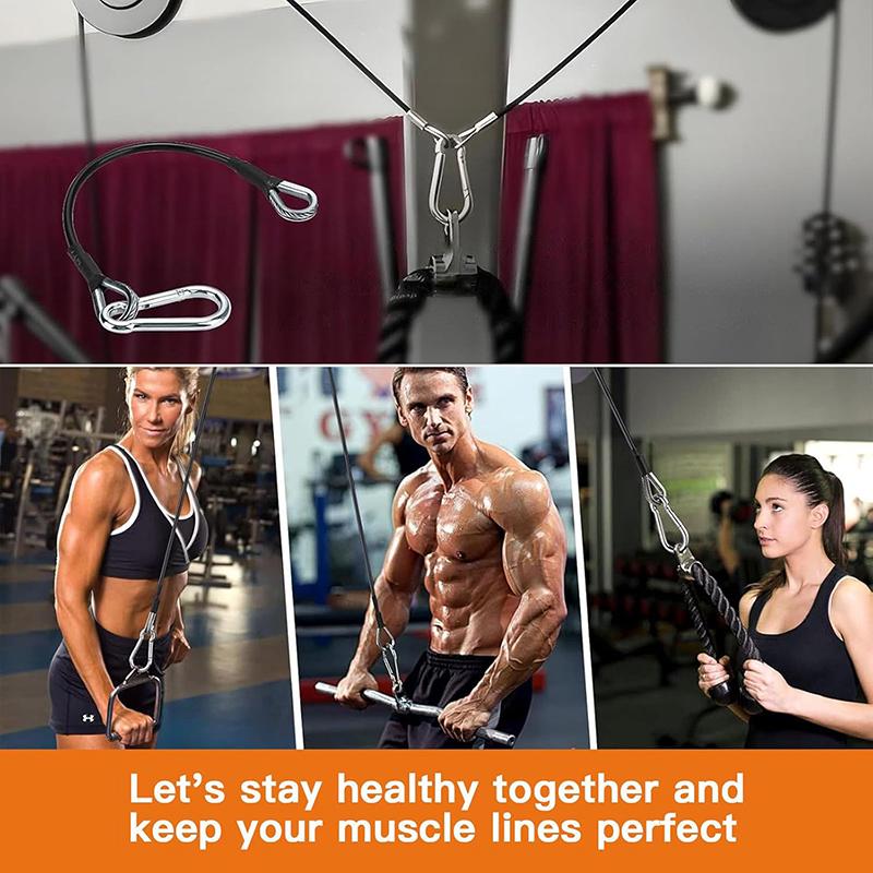 Gymnastické lanko Prodloužení Heavy Duty Gym Odporová guma Pro Domácí Posilovací Příslušenství Pro Stahování Tricepsů a Stroj na Předkopávání