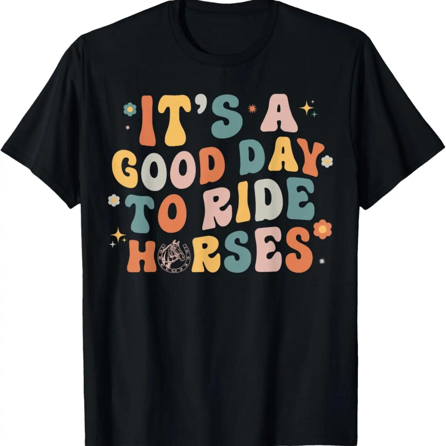 Rodeo Pole Bending _ Horse Rider and Cowgirl T-Shirt S чёрный