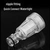 Transparent 6-Point Quick Connect Inlet Filter for Washing Machines