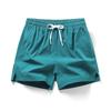 Men's Quick-Dry Fitness Shorts - Breathable, Solid Color, Three-Quarter Casual Running Pants