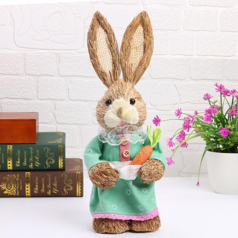 LF# Easter Bunny Ornament Art Crafts Cartoon Easter Ornament Vivid Photography P