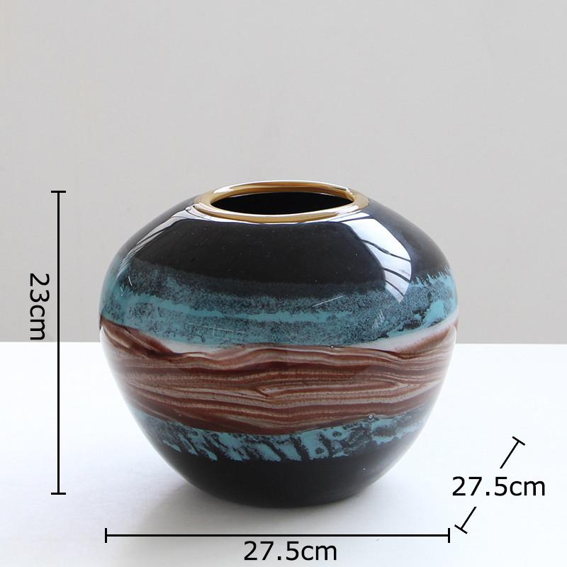 

Creative Mixed Color Glass Vase Handicrafts Flower Pots Table Decoration Flowers Arrangement Floral Vases Room Aesthetic Decor