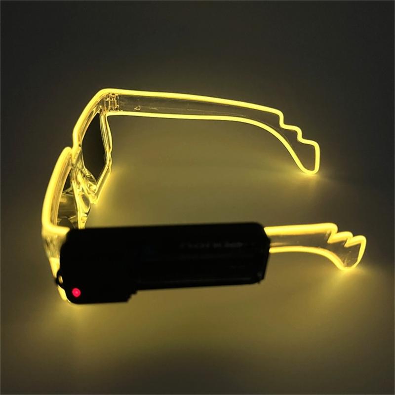 LED Light Up Sunglasses With Fashion Frame and Lens For Night Parties And Festival Event Gathering Dressingup Eyewears