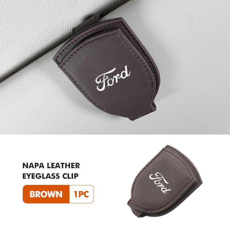 Car Sun Visor Glasses Universal Holder Clip Auto Accessories For Ford Escort KA Flex Everest KA Expedition Falcon Fusion