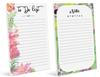 Inkdotpot Pack Of 2 Daily Planner List Undated Notepads, Memo Pad To-Do List Tear Off List Pad- Organizer- Scheduler- Organize Tasks (50 Sheets
