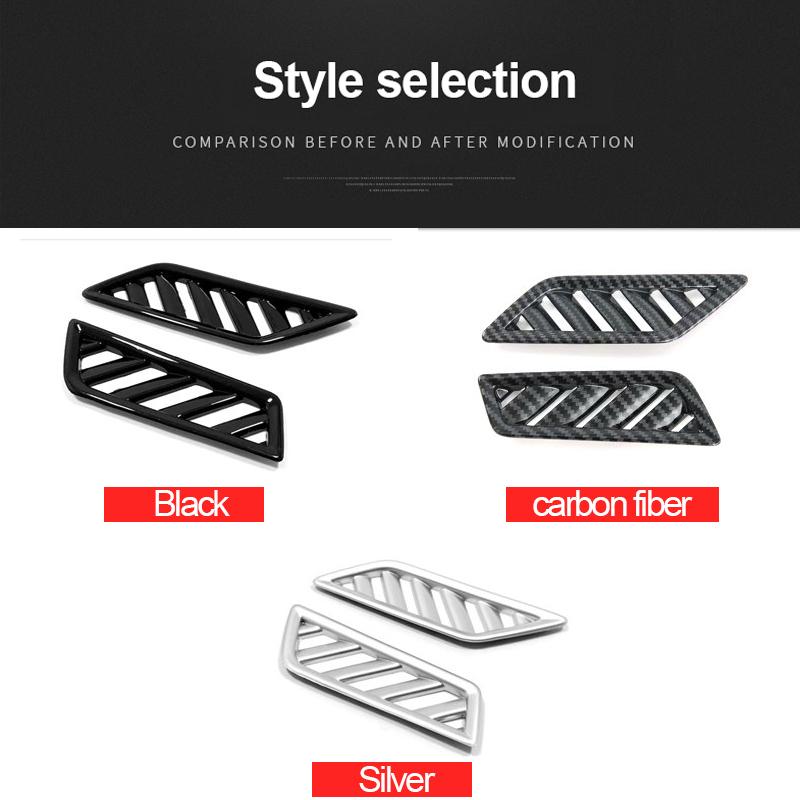 ABS Car Center Console Air Conditioner Vent Outlet Cover Trim For Volkswagen VW Golf 8 MK8 2022 Decoration Accessories