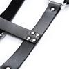 Adjustable Leather Harness Body Restraint Bondage Strap Couples Adult Sex Toy