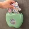 Scatola portaoggetti in plastica a 9 colori Organizzazione pellicola trasparente Scatola antipolvere montata a parete Copertura per alimenti Portaoggetti in plastica Portaoggetti per cucina domestica