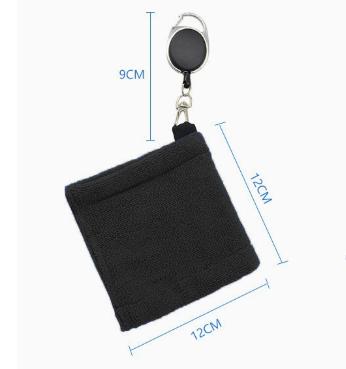 1 Pcs Square Microfiber Golf Ball Cleaning Towel Water Absorption Cleaner Golf Club For Head Wipe Cloth Clean
