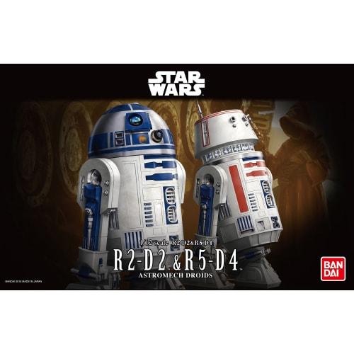 Star Wars R2-D2 & R5-D4 1/12 Scale Plastic Model