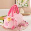 Soft Capybara Bucket Bag Korean Style Cartoon Animal Handbag Gift Panda Crossbody Bag  Work