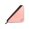 Borsa da trucco triangolare, strumenti per il trucco, custodia portatile #rosa