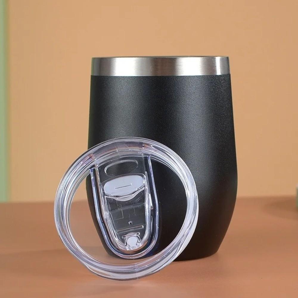 Stainless Steel Eggshell Cup Cold and Hot Wine Glasses New Beer Mugs  Travel