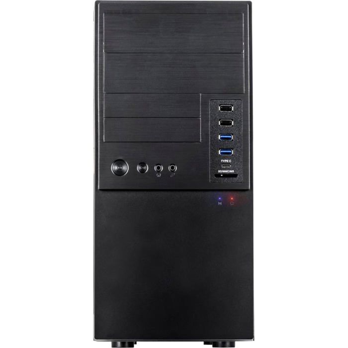 Boîtier - INTER-TECH - IT-6865 - Noir - µATX - 5 baies d'installation