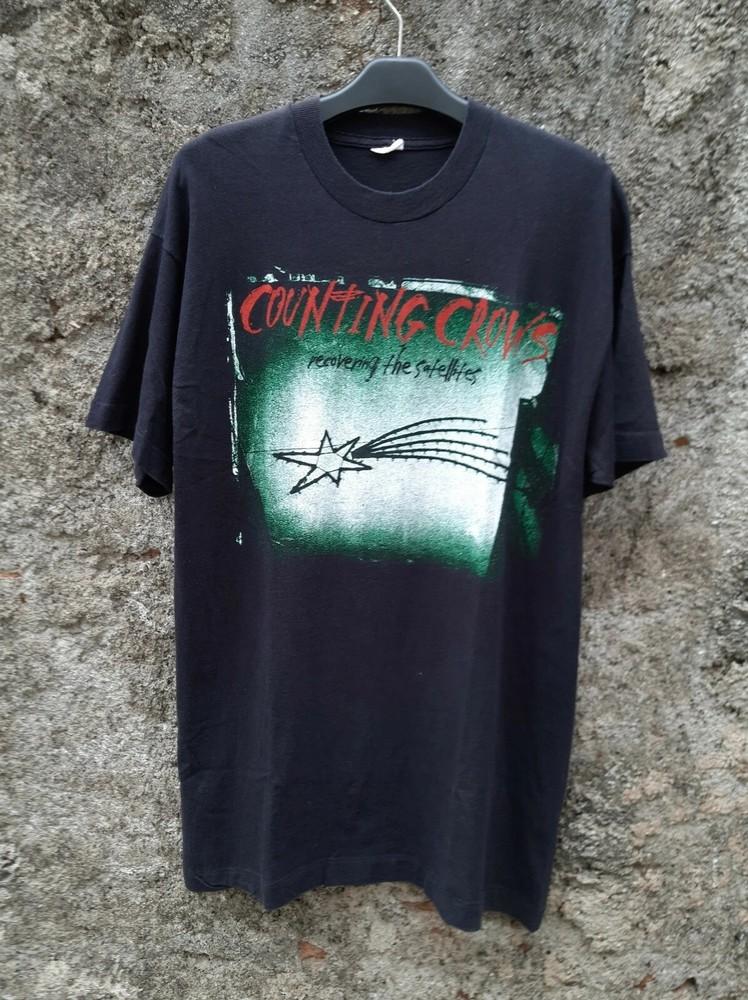 Counting Crows Recovering The Satellites Tour Black Unisex Shirt S5XL WA1247 Unisex T-Shirt XXXXL