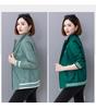 Women's Spring & Autumn 2025 Stylish Stand Collar Double-Sided Cardigan Coat for Middle-Aged Mothers