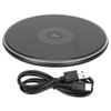 15W Wireless Fast Charger with 1m TypeC Cable Pure Copper Coil Fast Wireless Charging Pad