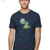 Dino Bubbles Unisexs T Shirt 100 Cotton Casual Summer Wear Vintage Homme Stretched Comfortable Breathable Streetwear