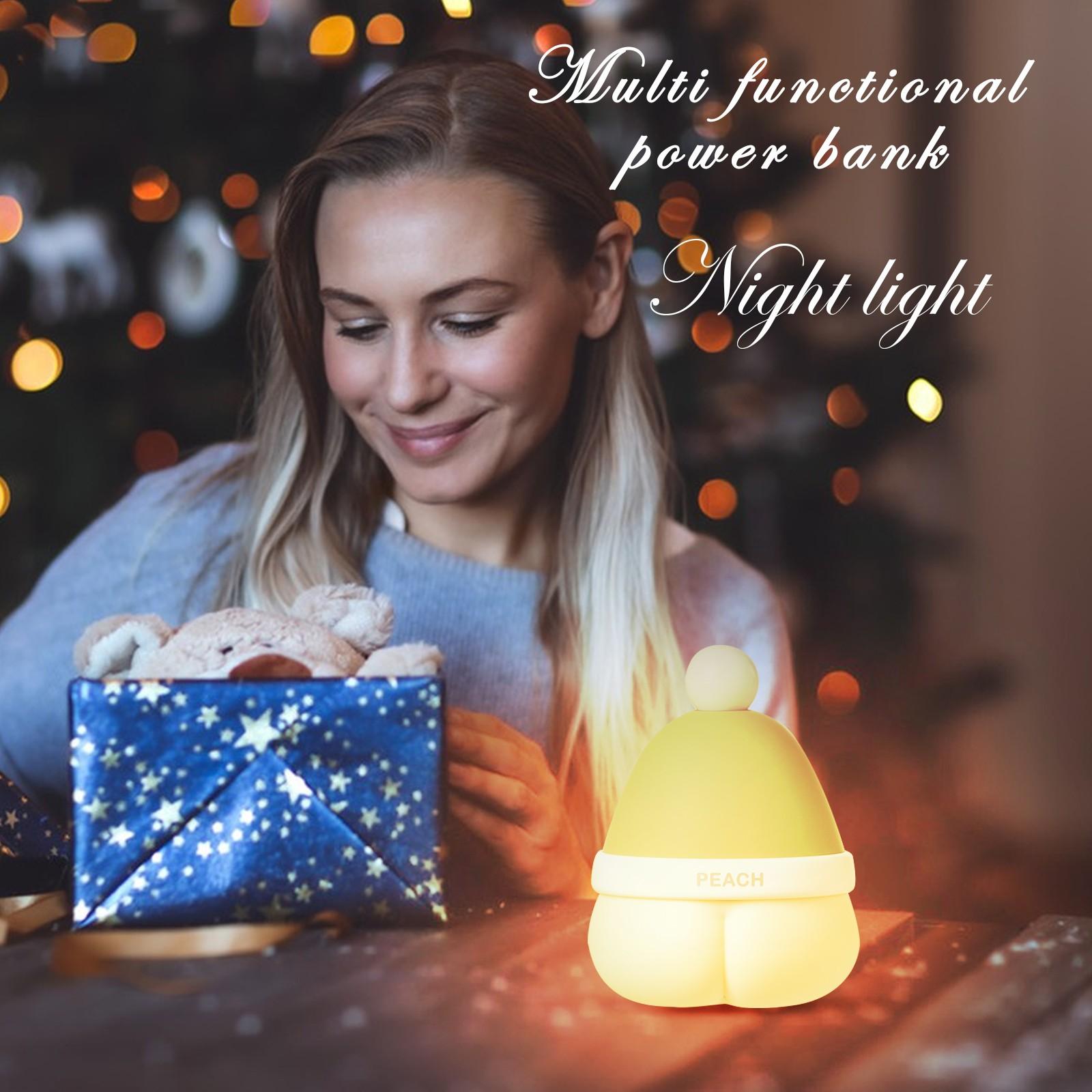 

Рождественская шапка персиковый грелки для рук внешний аккумулятор два в одном USB портативный теплый детский подарок креативный грелка для рук One Size зелёный