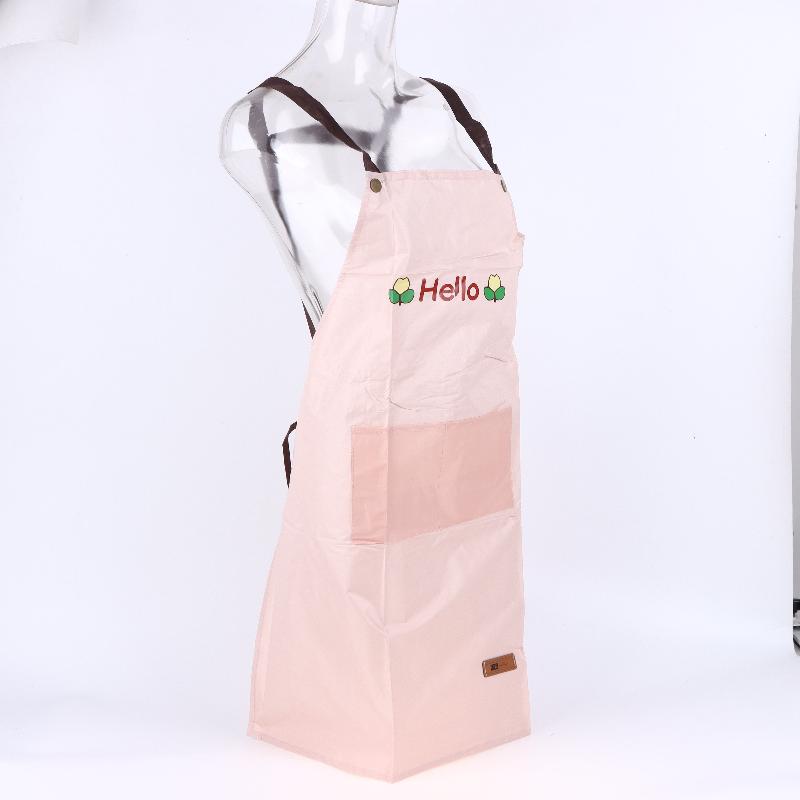 Kitchen Apron Waterproof Oil Proof Convenient Pocket Chef Cooking Apron Men Women Barista Manicurist Work Aprons Waiter Uniformw
