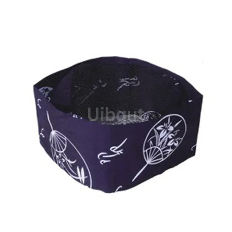 Japanese Style Sushi Chef Hat Cuisine Sushi Working Hat Headscarf Sushi Clothing Hat Chef Headwrap Skull Caps for Restaurant