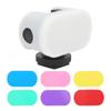 Camera Light RGB Soft Light Mini Size Type C Charging 6 Colors Widely Used Mini Video Light for Live Photography