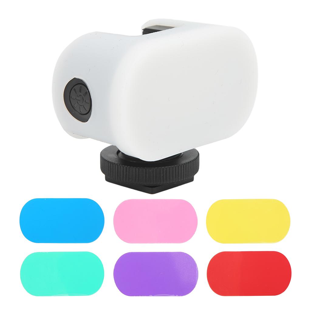 Camera Light RGB Soft Light Mini Size Type C Charging 6 Colors Widely Used Mini Video Light for Live Photography