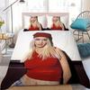 Exquisite Christina Aguilera Bedding Set 3D Duvet Cover Pillowcase Single Twin Size Gift for Student Adult 2/3pcs Set Home Decor
