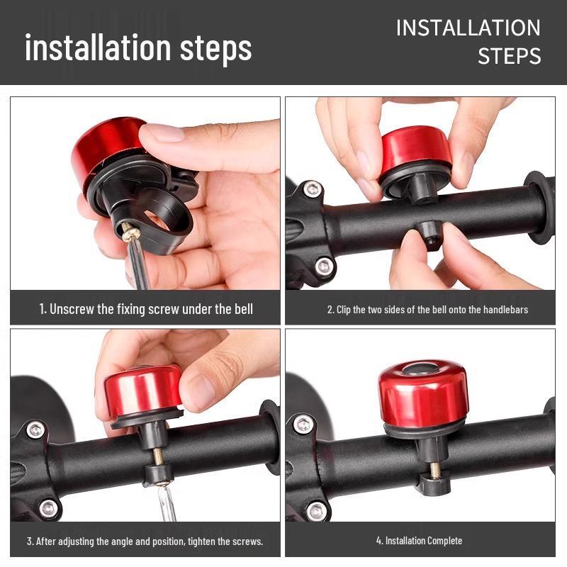 Super Loud Universal Kids' Bike Bell Accessory Set