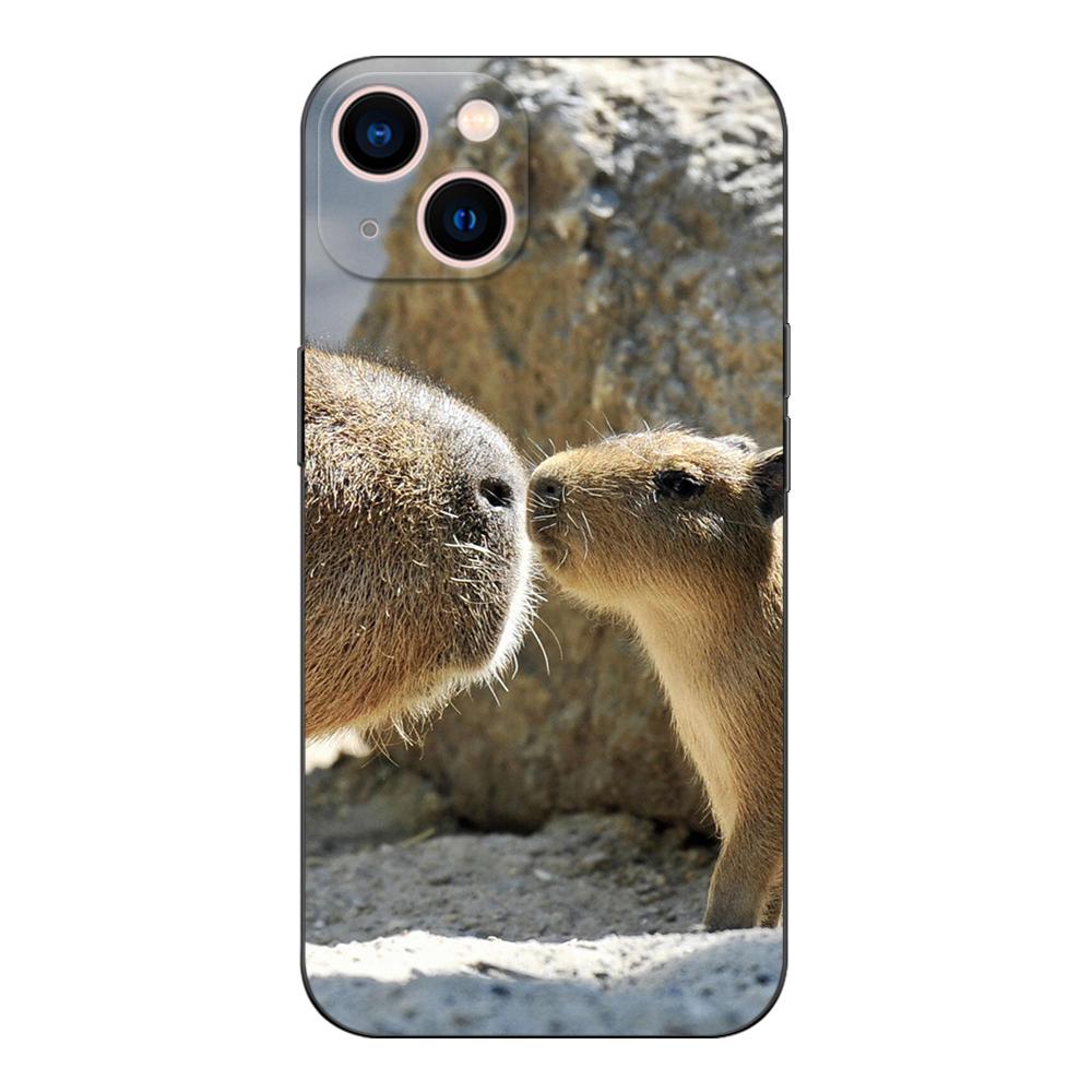 Black Tpu Case For Vivo Y01 Y2 Y12S Y12A Y50 Y15 Y15A Y15S Y17 Y3 Y11 Y50 Y50T Y51S 2019 2020 5G Capybara