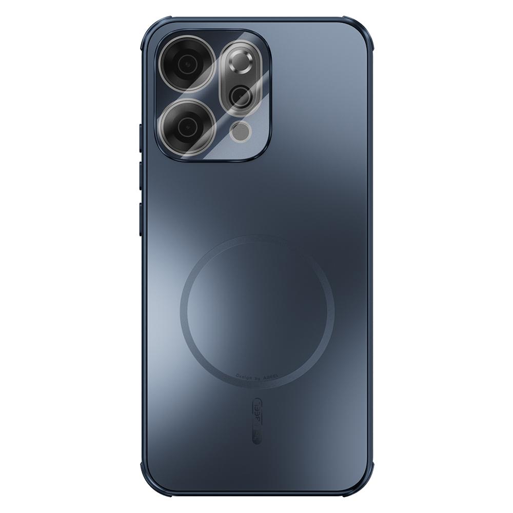 

ABEEL Для Oppo Reno14 5G (Глобальный) Магнитный чехол TPU PC Охлаждающий Матовый Чехол для задней панели телефона с защитной пленкой для объектива C