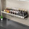 Kitchen Wall Mounted Spice Condiment Rack Organizer With Hanging Hook Wall Storage Shelf For Household Kitchen Space Saving