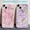 Translucent Water Ripple Phone Case For iPhone17,16,15,14,13,12,11 Plus,Pro Max Soft Transparent Cover