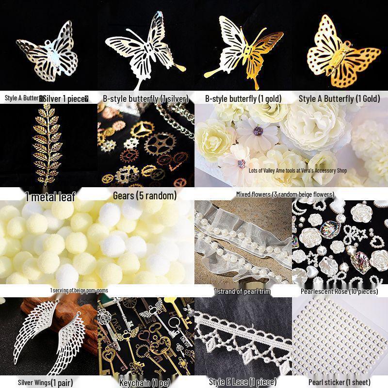 Baji Tuo Pain Bag Material Set: Ornaments, Filling, Props, Accessories, Tying Board, Fixing Glue.