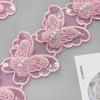 Exquisite Multi-Color Handmade Bead Embroidery Butterfly Decorative Clothing Hair Accessories Bag Accessories Lace Butterfly Lace Accessories