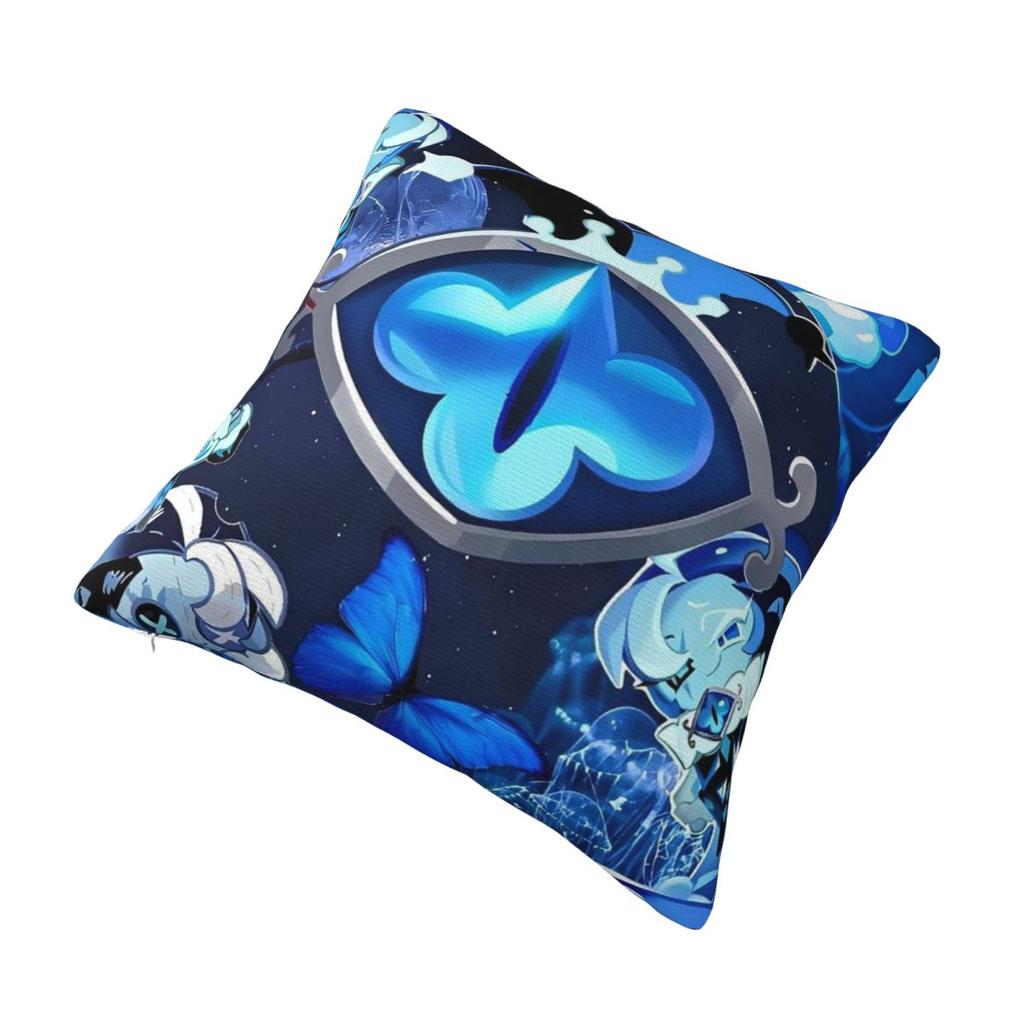 Cookie Run Kingdom Game Shadow Milk Pillow Cover Polyester Pillow Case Cushion Cover Pattern Pillowcases For Living Room Chair