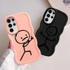 Cartoon Matchman Soft Phone Cover Case for Samsung Galaxy S25 S23 Plus S22 Ultra S20 FE A26 A25 S24 S21 A35 A55 A24 A34 A36 A54