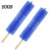 Energy Efficient Dust Brush Fan Cleaning Brush, Reusable Collector, Non-Detachable Bendable Design, Cobweb Remover Multifunctional Removal for Blinds