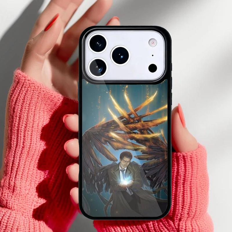 Castiel Angel of the Lord Supernatural Phone Case for iPhone 17 16 15 14 13 Pro Max Back Cover for 12 11 Pro Coque