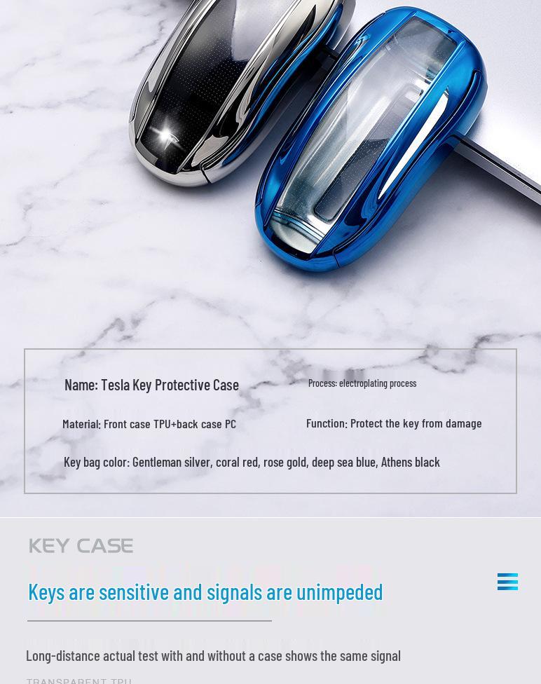 Tesla Model X Schlüsselhülle: 2-in-1 Schutzhülle für SUV-Schlüssel