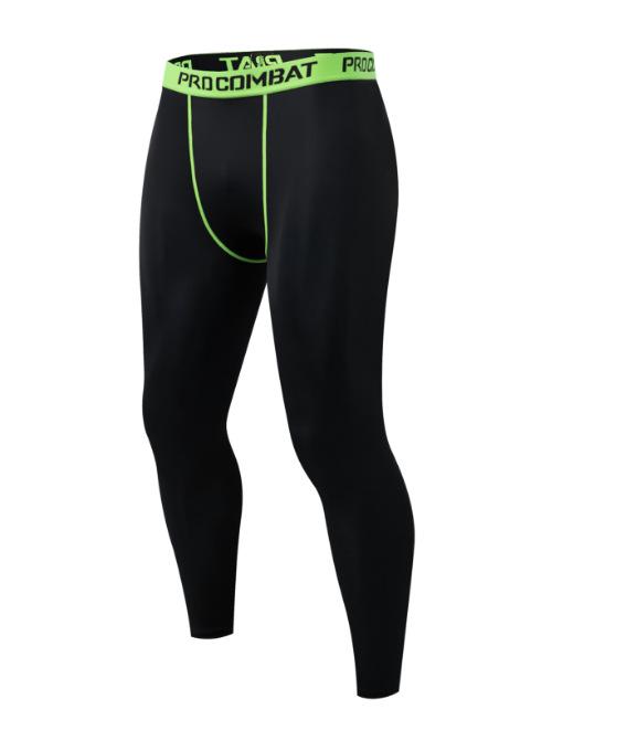 Men's Quick-Dry Elastic Sports Tights for Running, Training, and Fitness - Long & Short Options