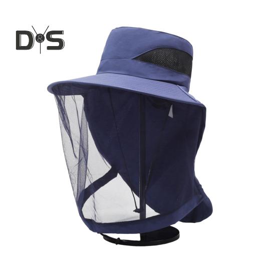 

Рыболовная шляпа, легкая складная конструкция, защита от солнца, широкие поля, чехол для шеи, унисекс, шляпа для рыбалки и охоты темно-синий