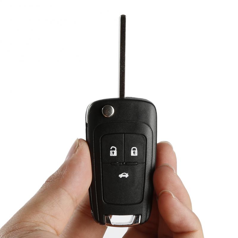 2-button Folding Key Housing Replacement Folding Key For Opel Astra J Corsa E Cascade Zafira Karl Auto Key Accessories