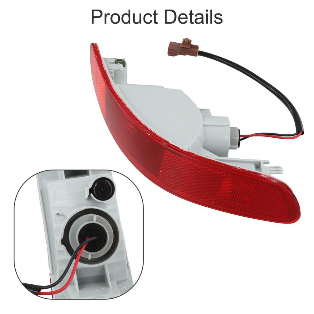 Left Side Rear Tail Lamps Bumper Reflector Light For Outlander 07-12 Accessories