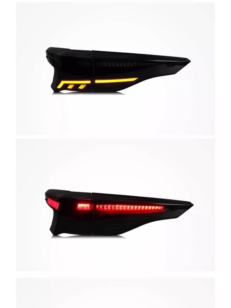 Compatible LED Tail Light Assembly for Toyota Sienna with Dynamic Flowing Turn Signals