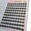 Ten Row Clustered Glue-Free Natural Dog-Eye False Lashes