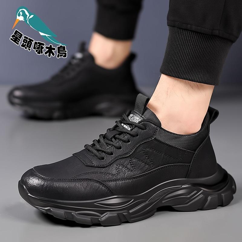 Sneakers Men's 2025 New Casual Fashion Youth Men's Shoes Trend Outdoor Thick Shoes